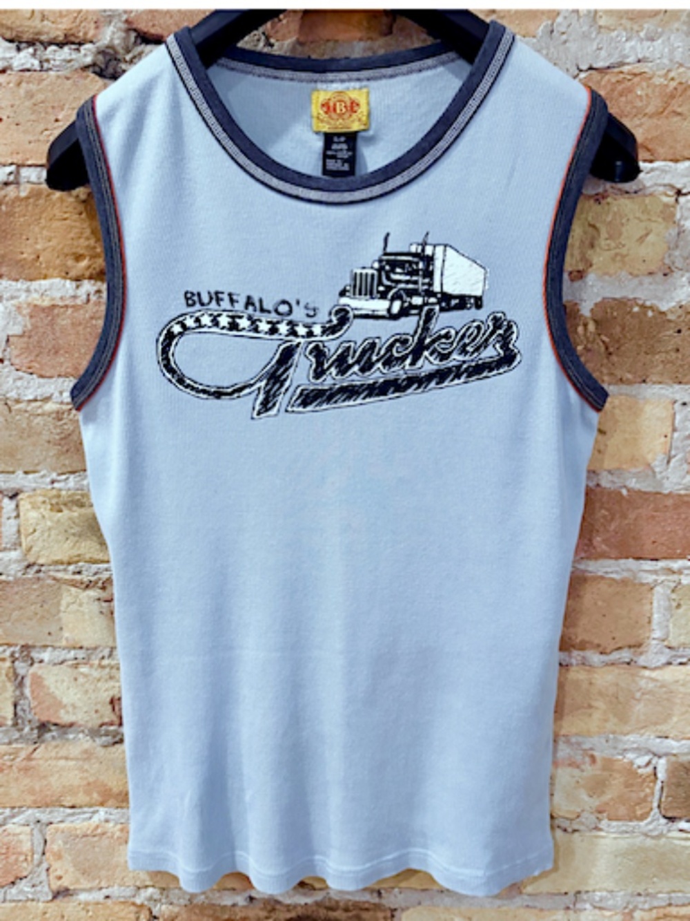 Buffalo Mens Retro Ribbed Sleeveless T-Shirt Tee Shirt